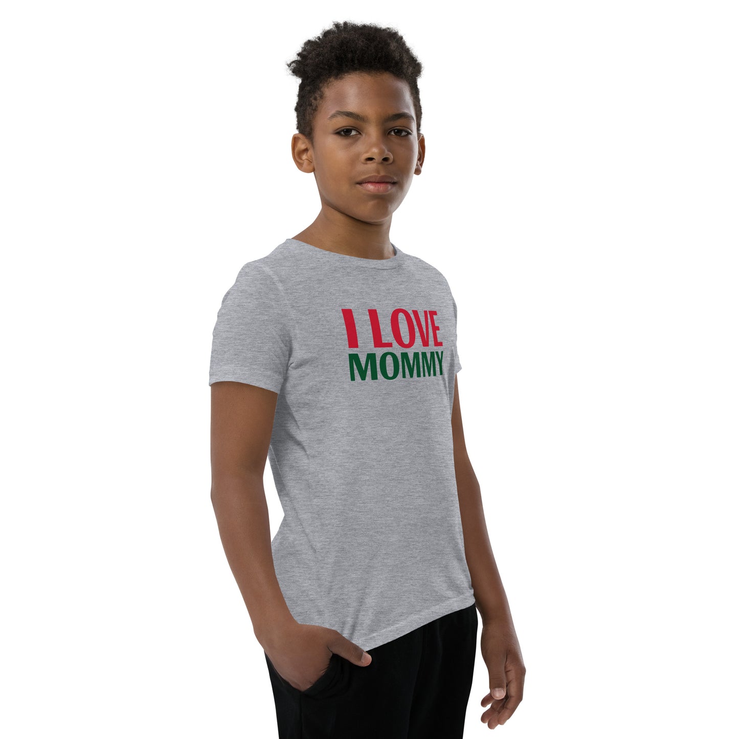 I LOVE MOMMY Youth Short Sleeve T-Shirt