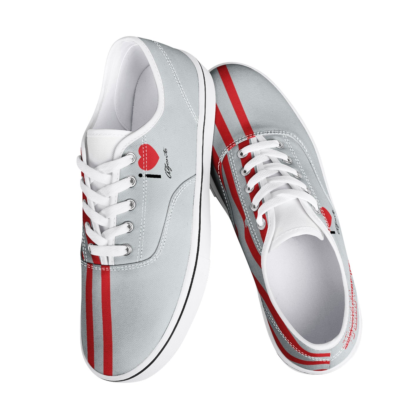 I LOVE AZONTO Skate Shoe - White