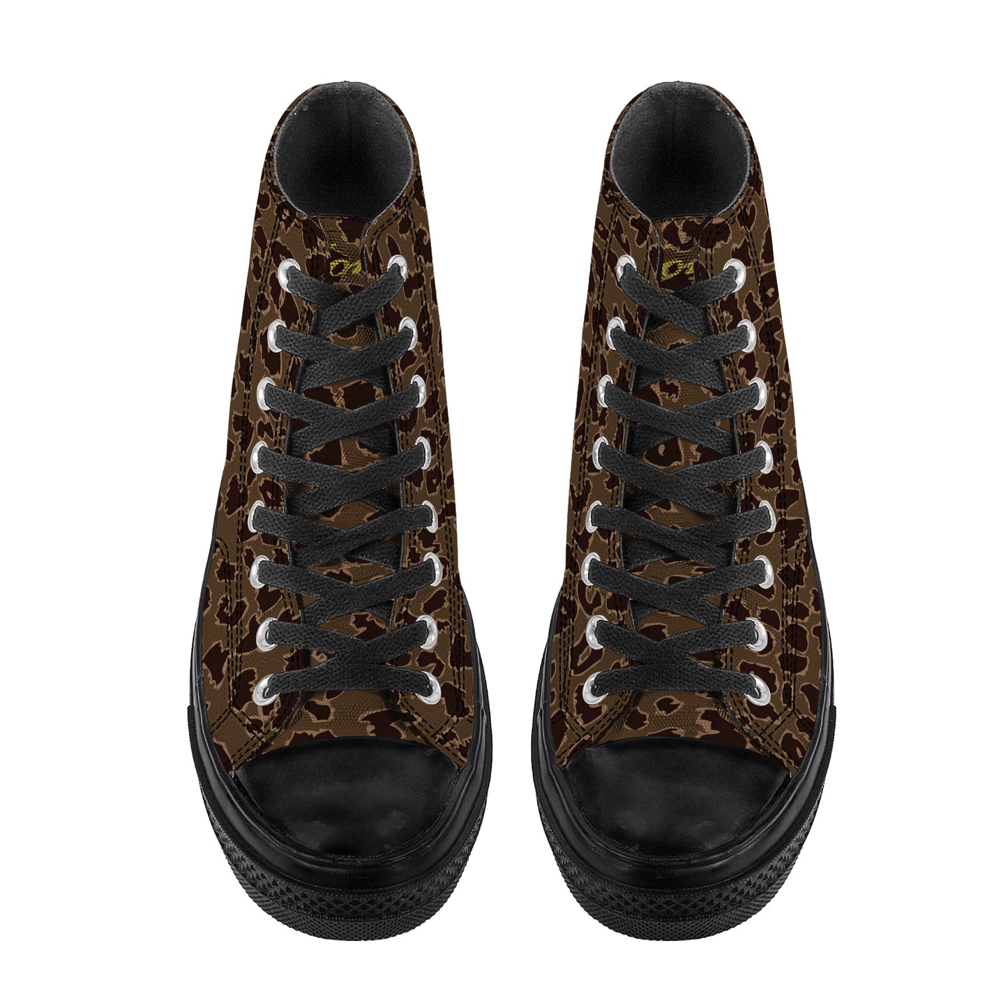 AZONTO CHETAH High Top Canvas Shoes - Black
