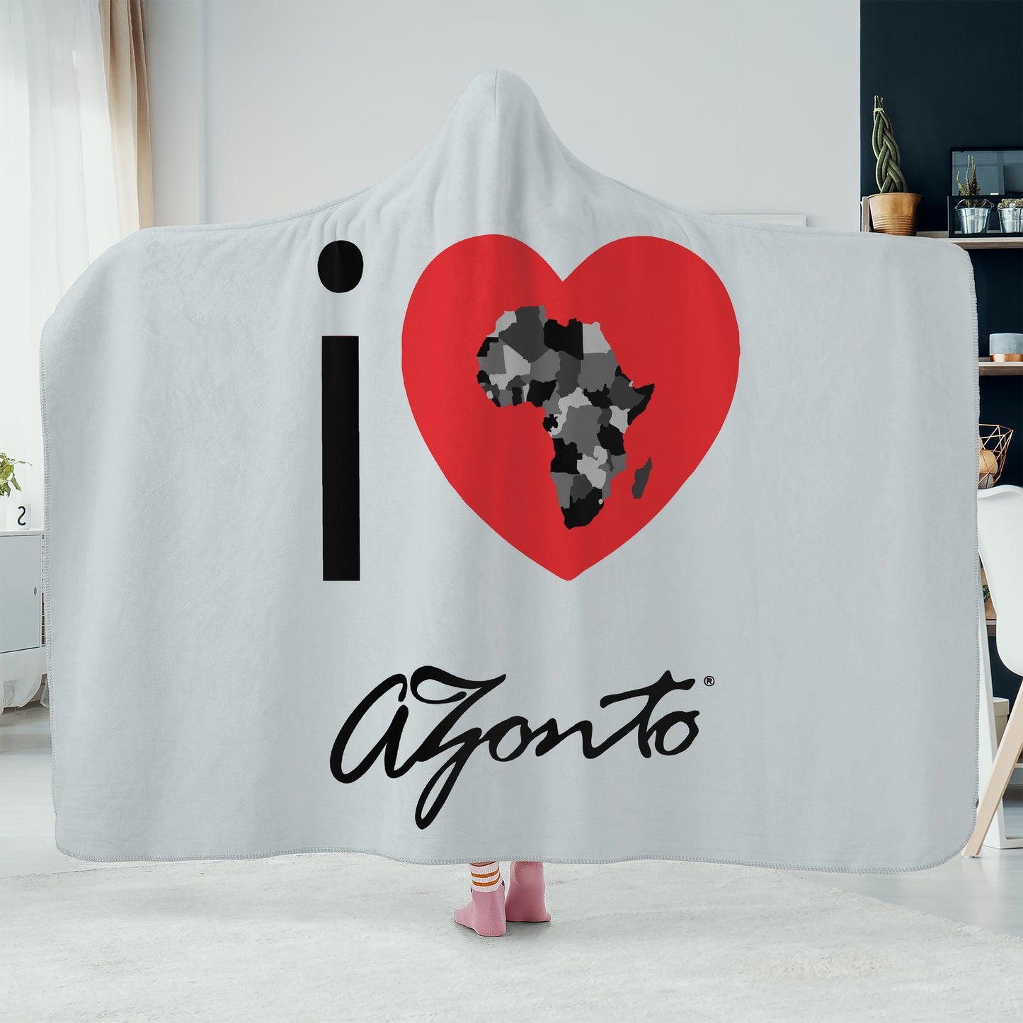 AZONTO Hooded Blanket