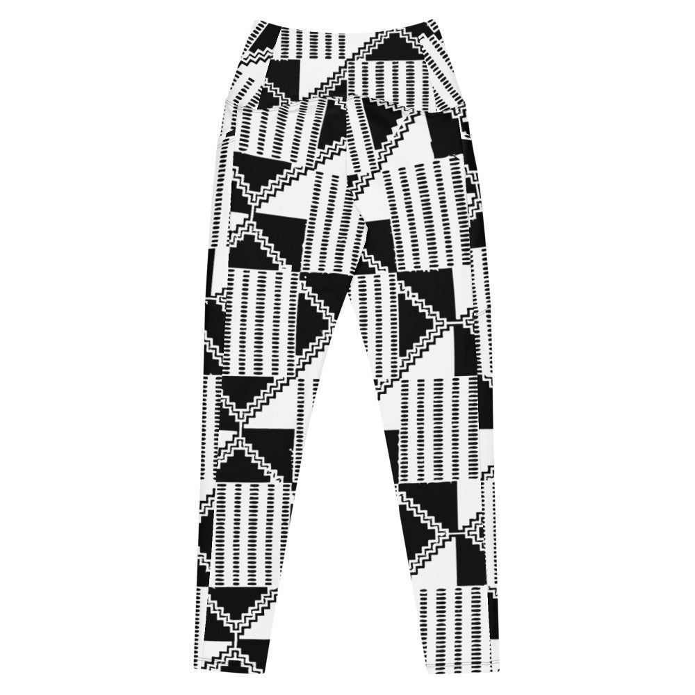 AZONTO Crossover leggings with pockets