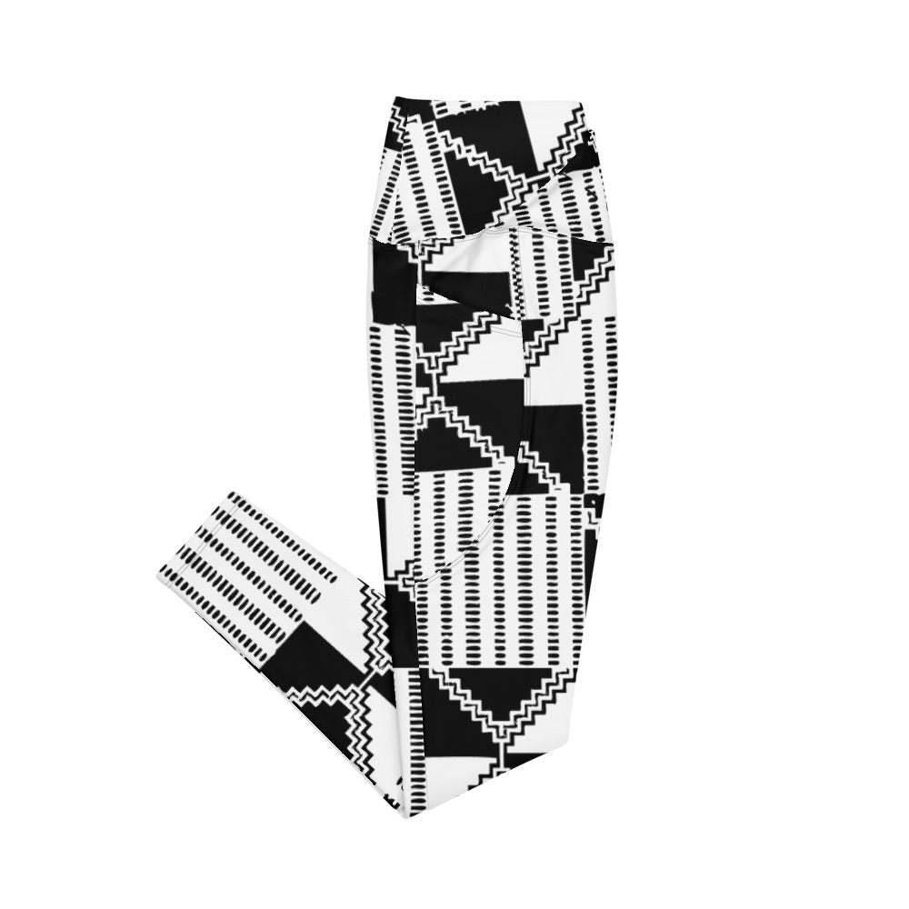 AZONTO Crossover leggings with pockets