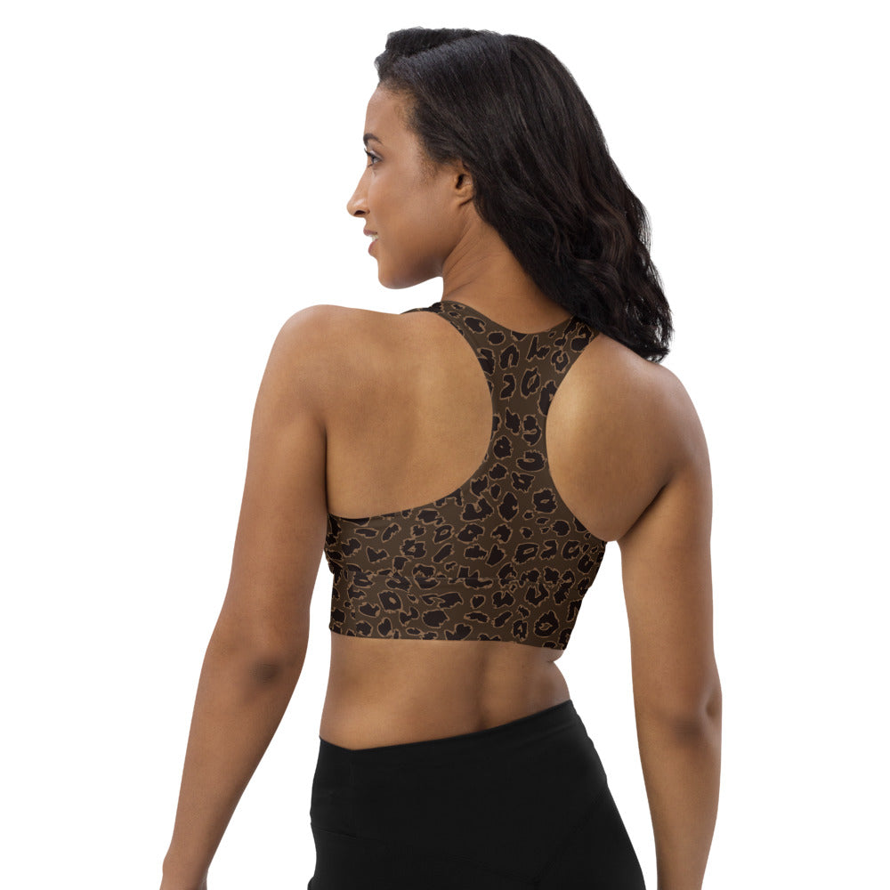 AZONTO CHETAH Longline sports bra