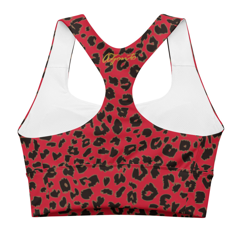 AZONTO CHETAH Longline sports bra