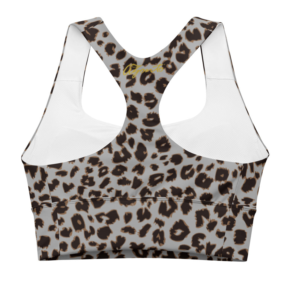 AZONTO CHETAH Longline sports bra