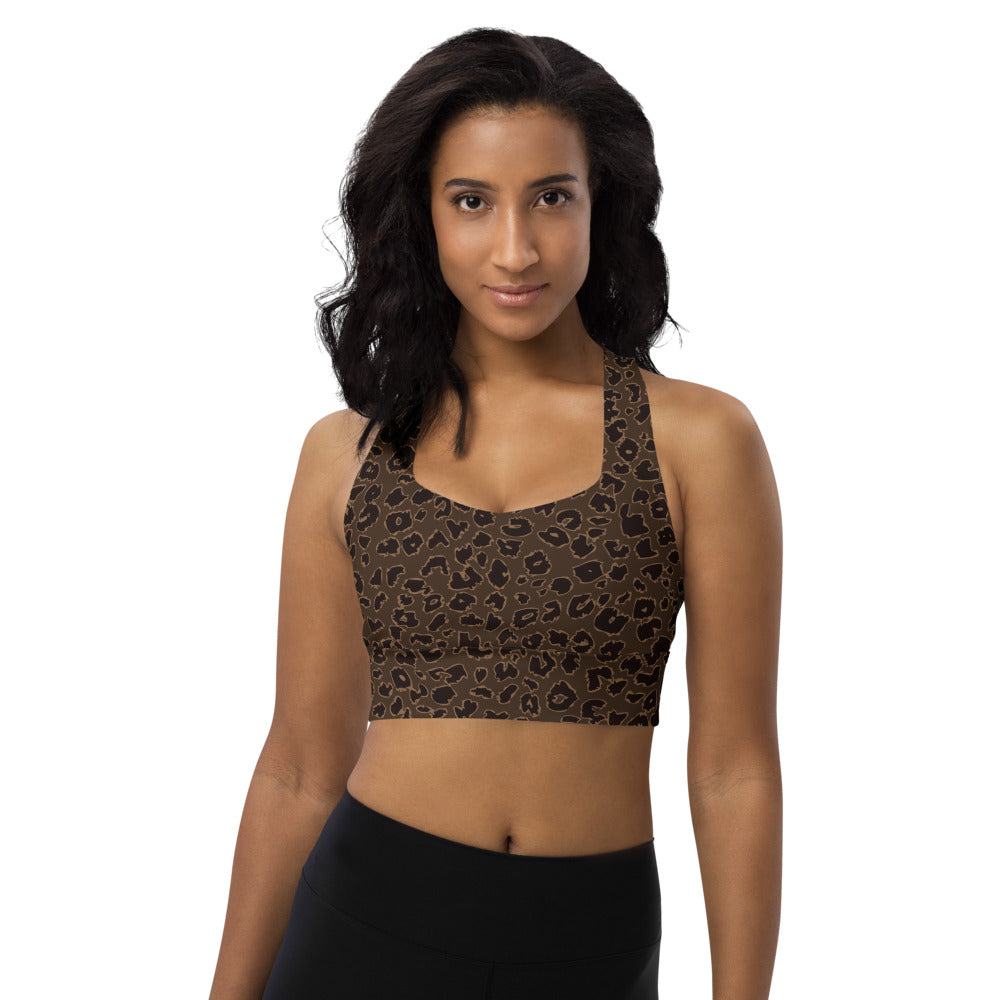 AZONTO CHETAH Longline sports bra