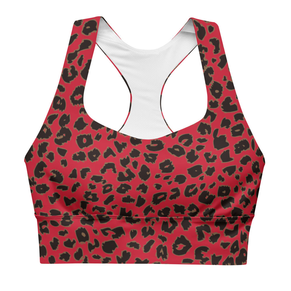AZONTO CHETAH Longline sports bra