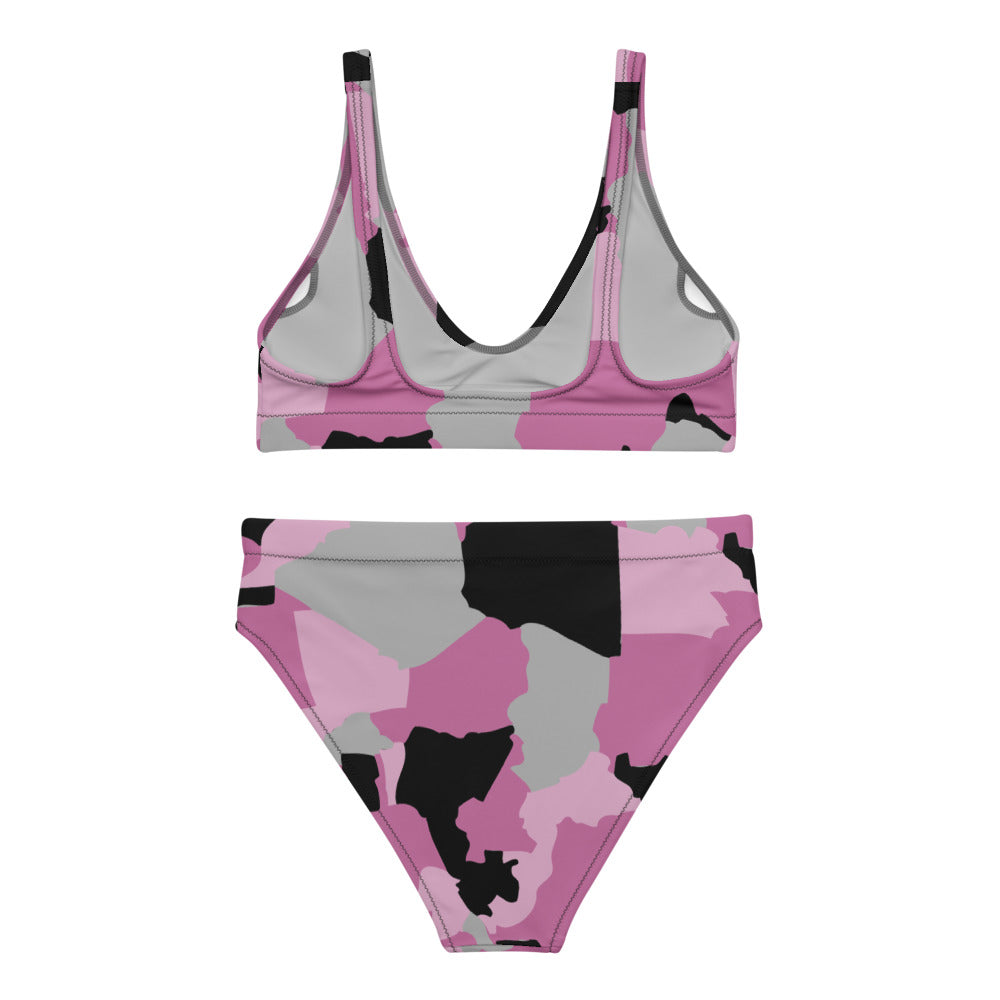 AZONTO Recycled high-waisted Cam bikini