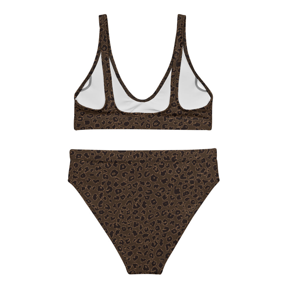 AZONTO CHETAH Recycled high-waisted bikini