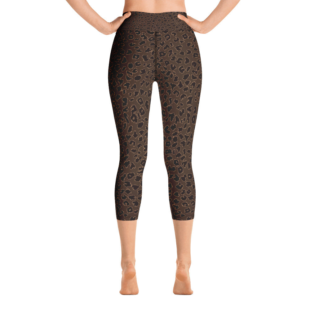 AZONTO CHETAH Yoga Capri Leggings