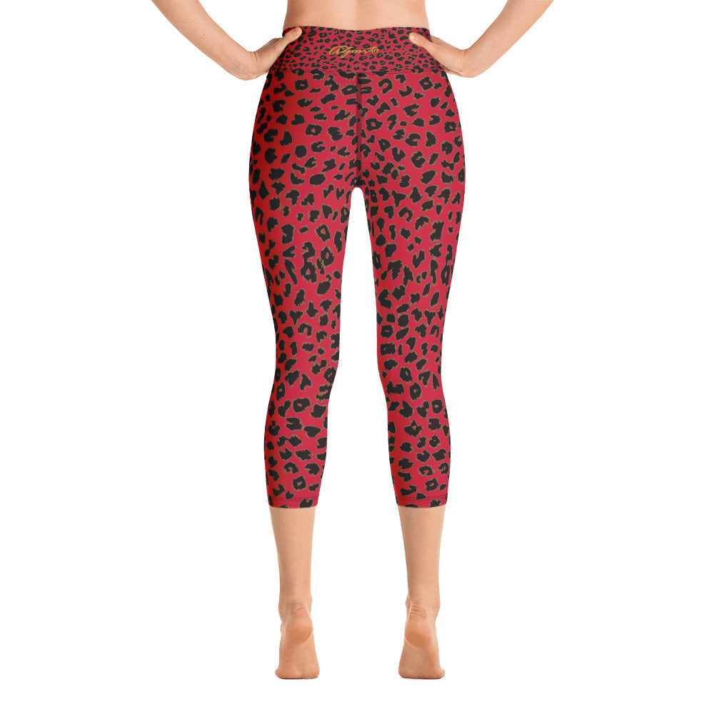 AZONTO CHETAH Yoga Capri Leggings