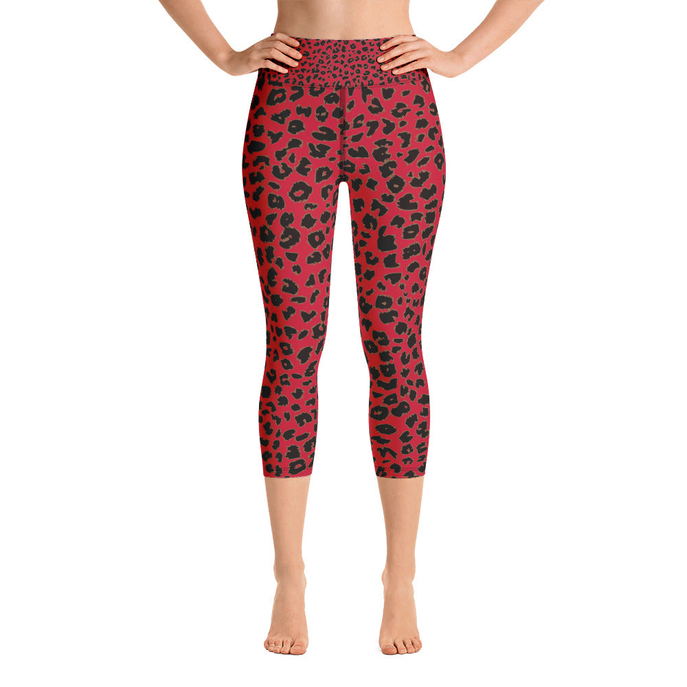AZONTO CHETAH Yoga Capri Leggings