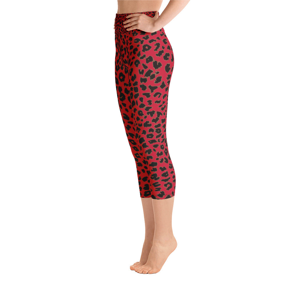 AZONTO CHETAH Yoga Capri Leggings