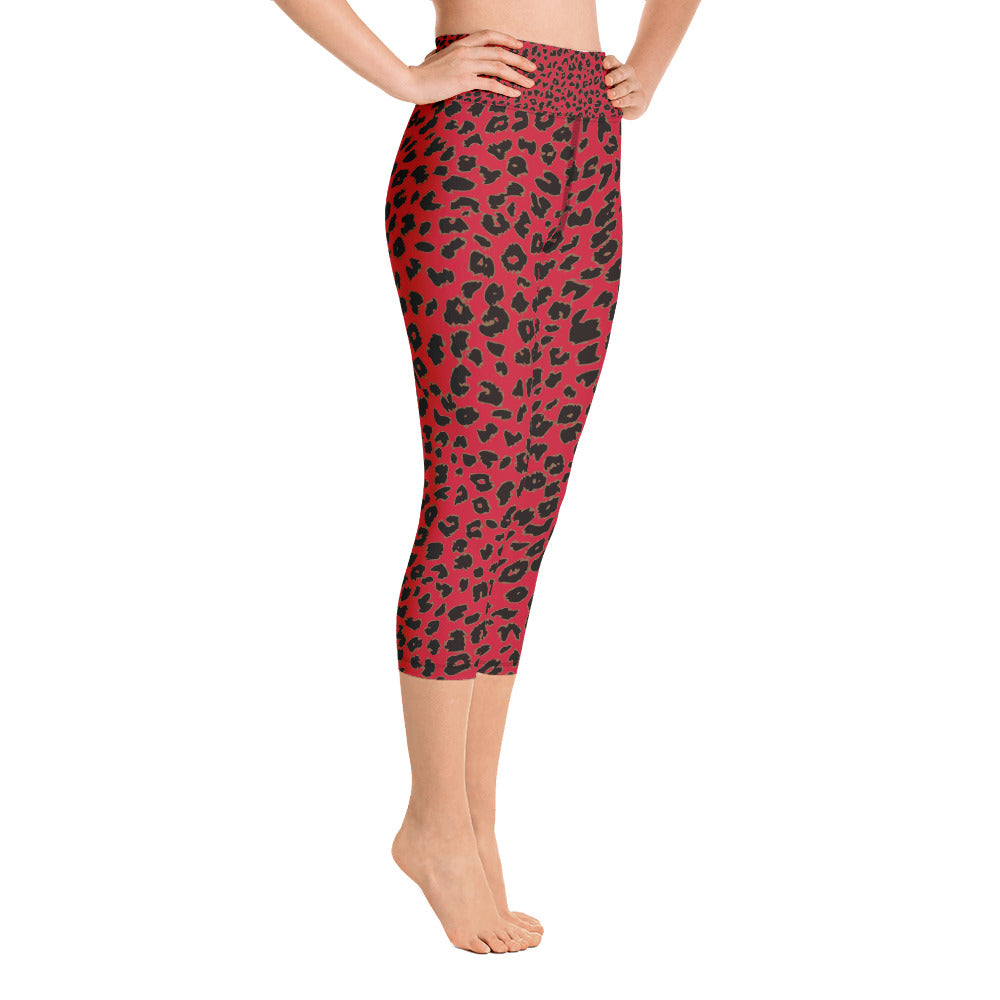 AZONTO CHETAH Yoga Capri Leggings
