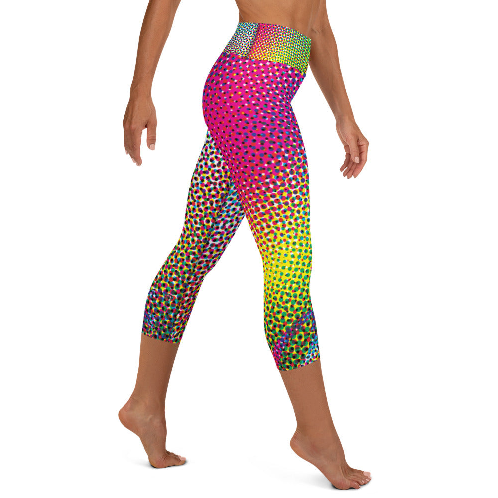 AZONTO SPECTRAL Yoga Capri Leggings