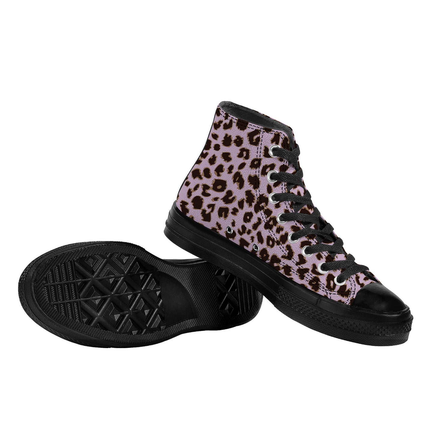AZONTO CHETAH High Top Canvas Shoes - Black