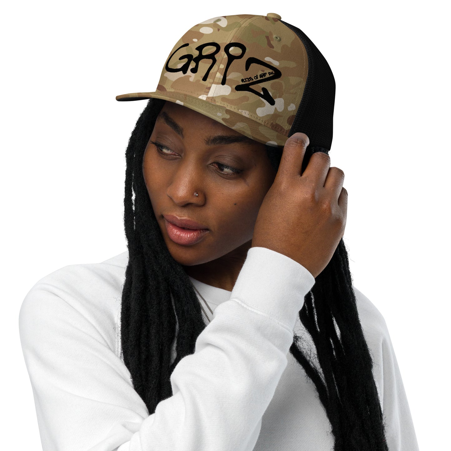 GRIZ (HOA) Closed-back trucker cap