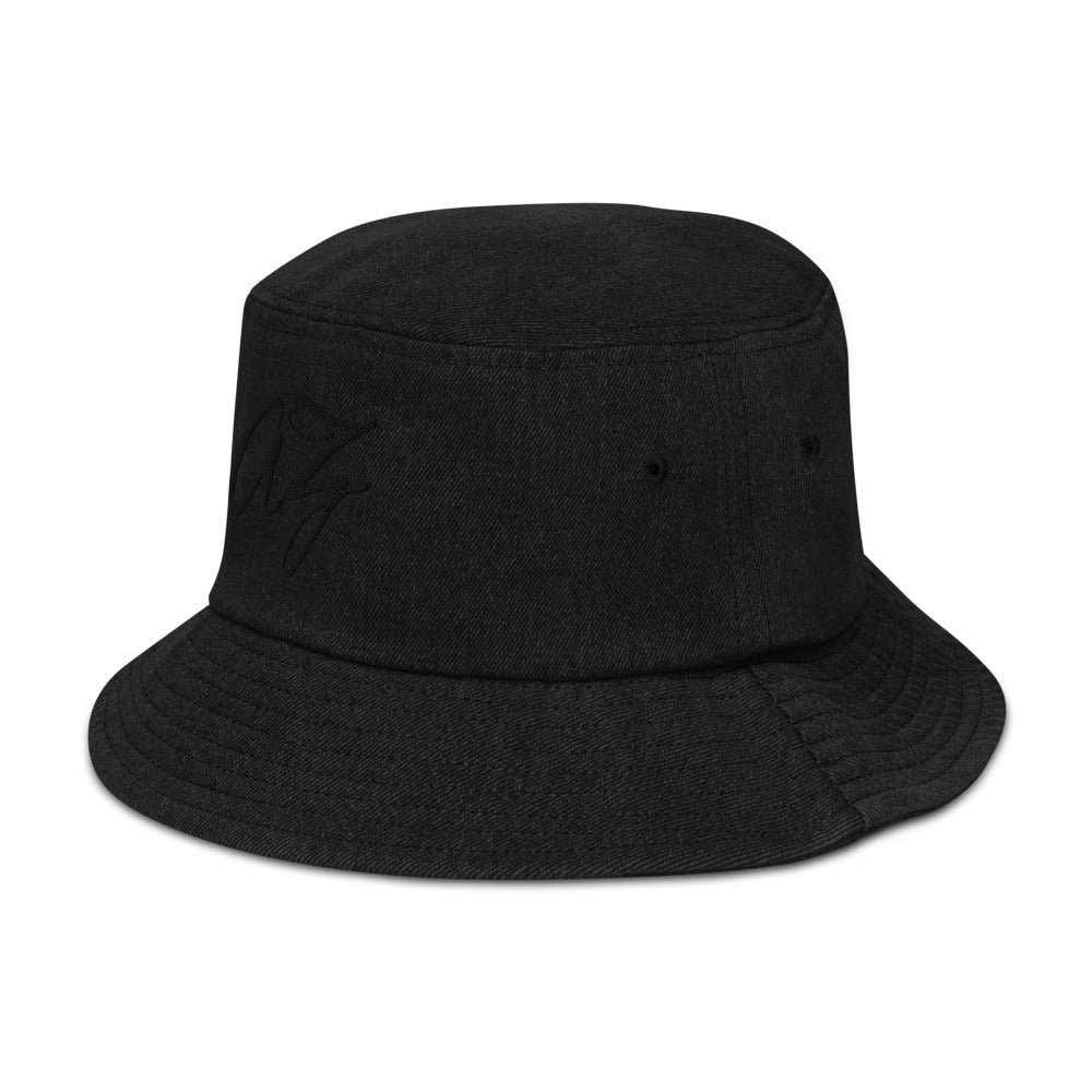 AZONTO Denim bucket hat Puff b
