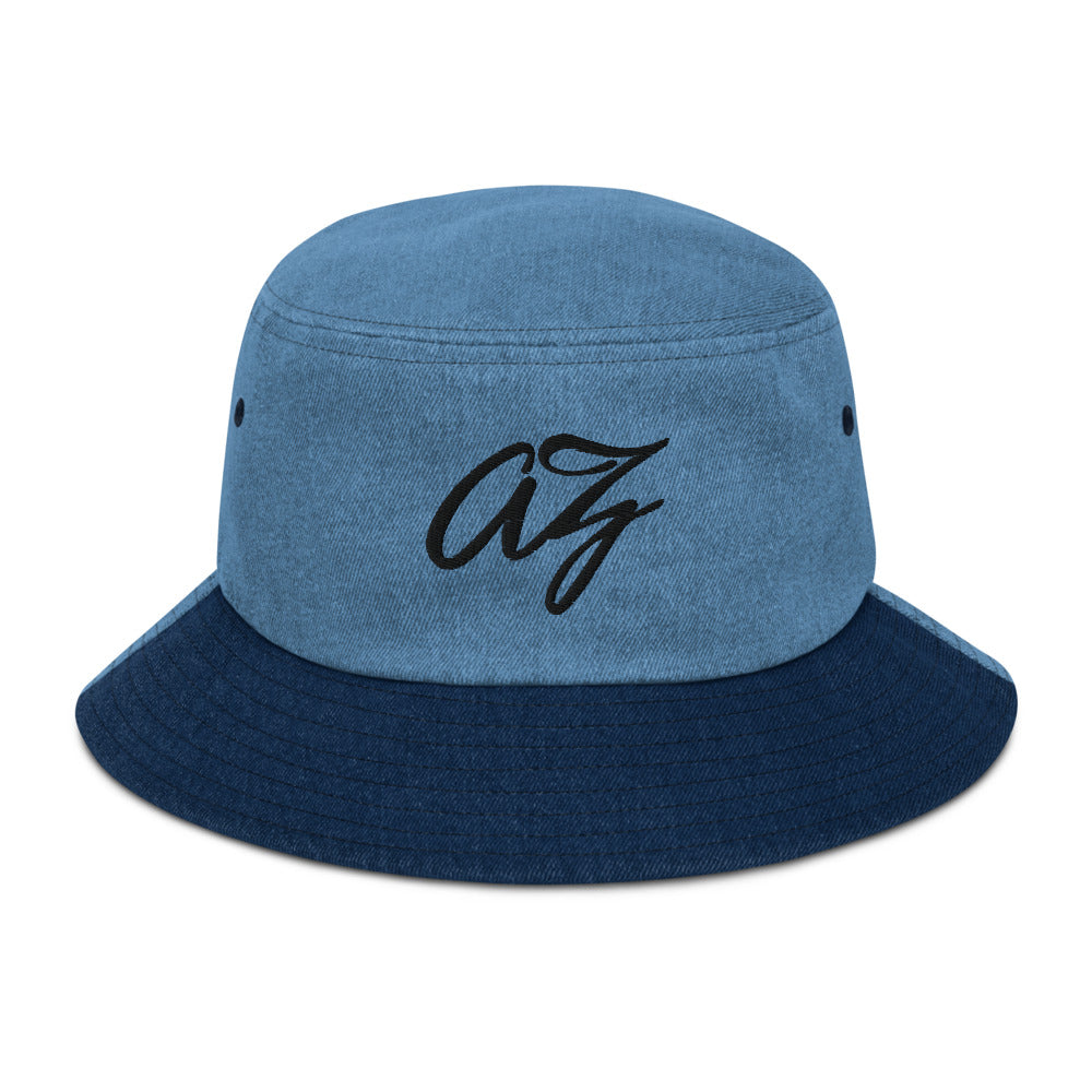 AZONTO Denim bucket hat Puff b