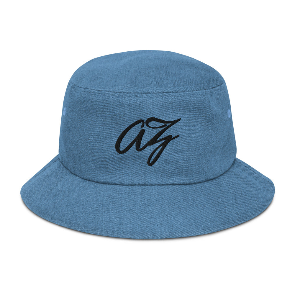 AZONTO Denim bucket hat Puff b
