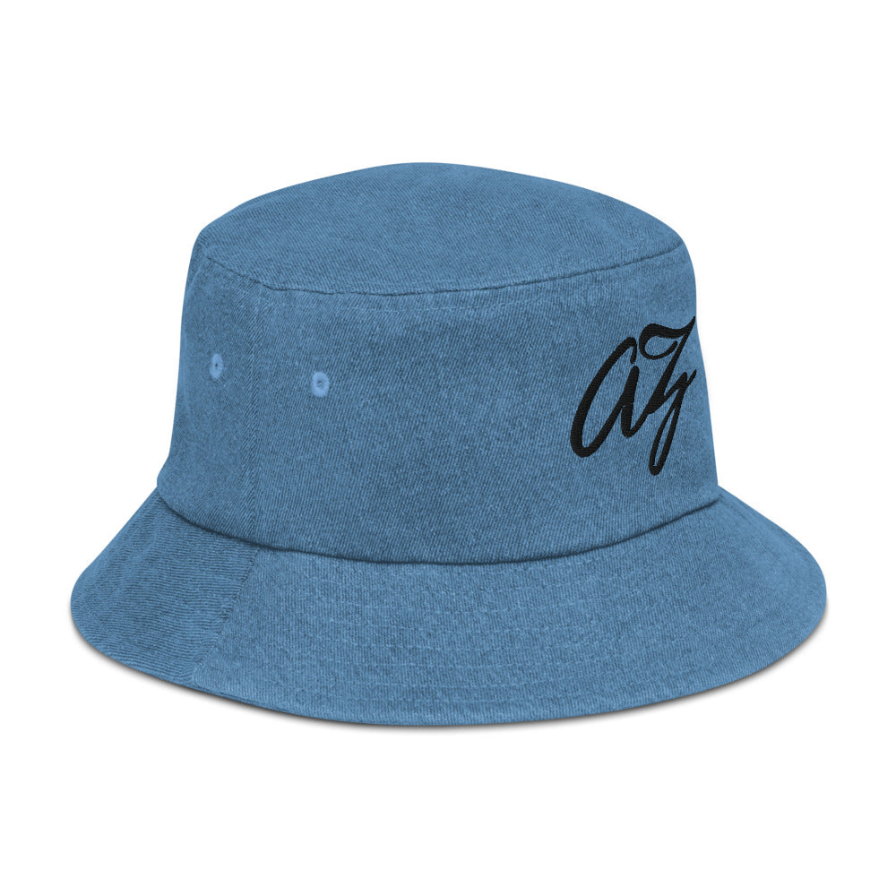 AZONTO Denim bucket hat Puff b