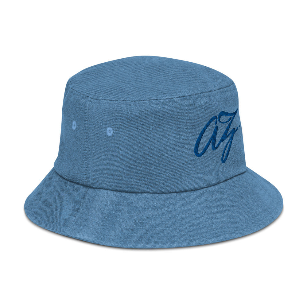 AZONTO Denim bucket hat Puff b