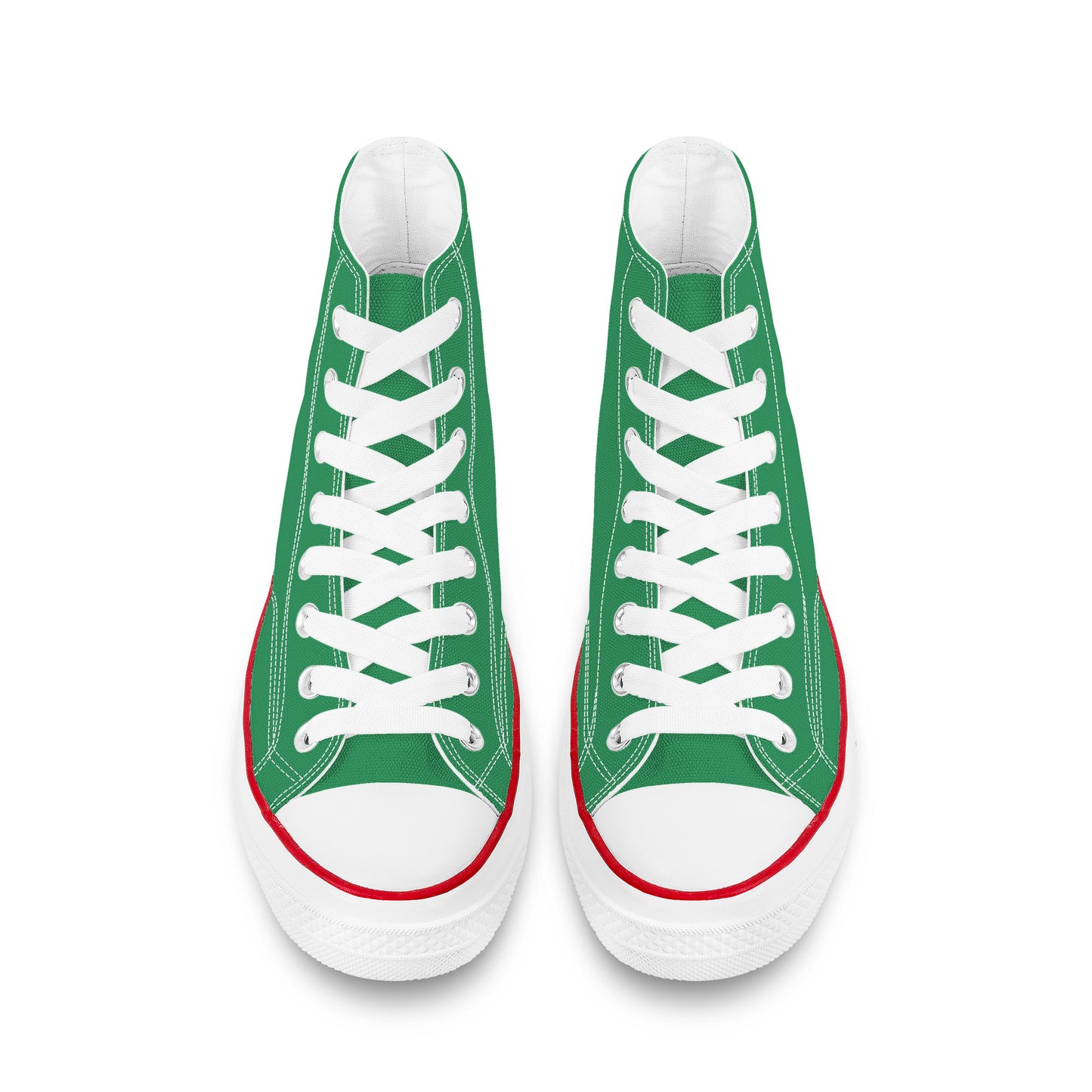 AZONTO High Top Canvas Shoes - White