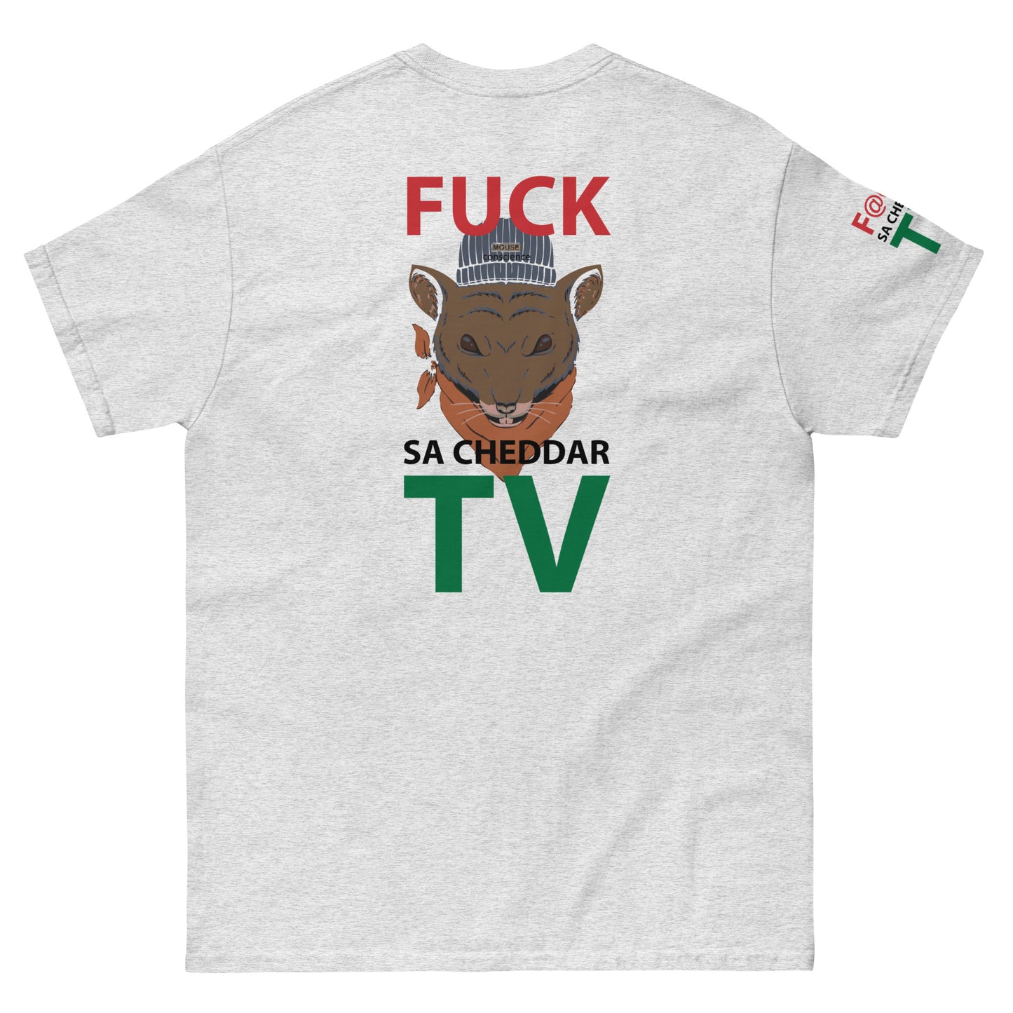 F@@K SA-CHEDDAR TV Men's classic tee
