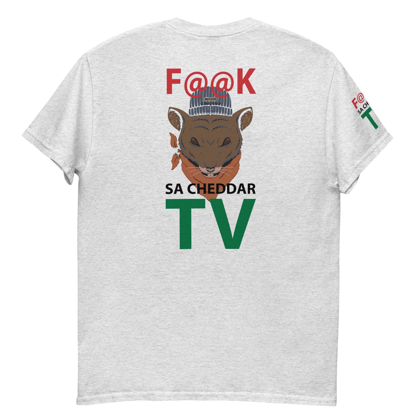 F@@K SA.CHEDDAR TV Men's classic tee