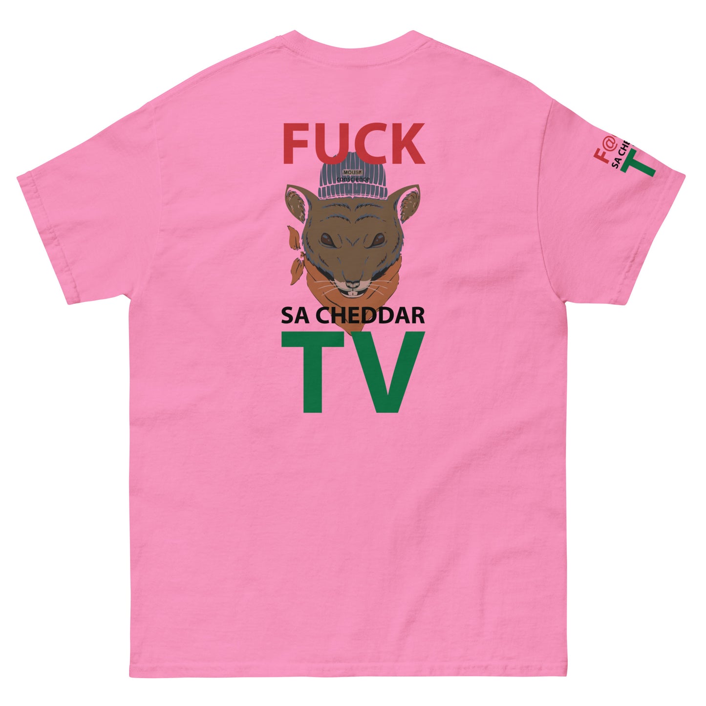 F@@K SA-CHEDDAR TV Men's classic tee
