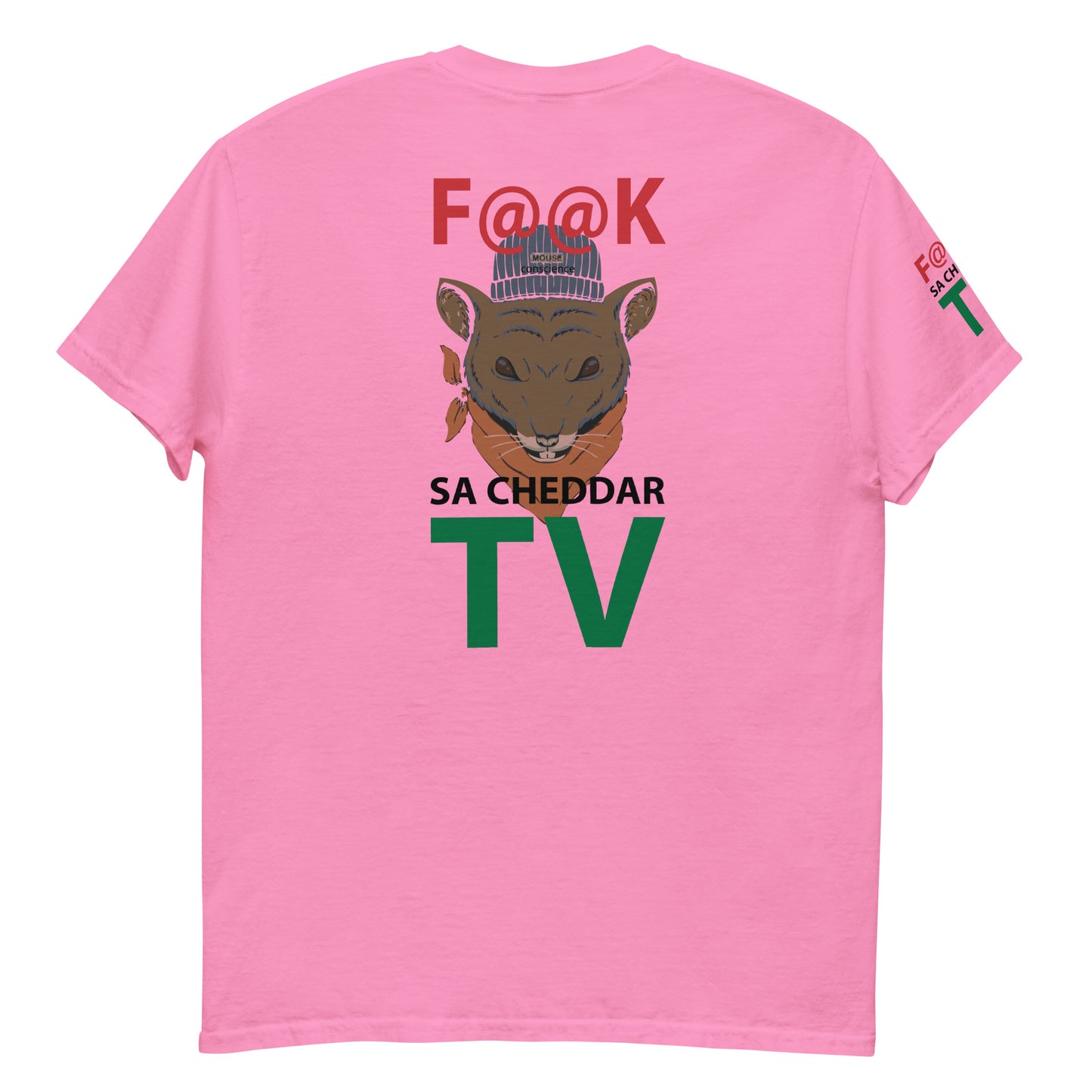 F@@K SA.CHEDDAR TV Men's classic tee
