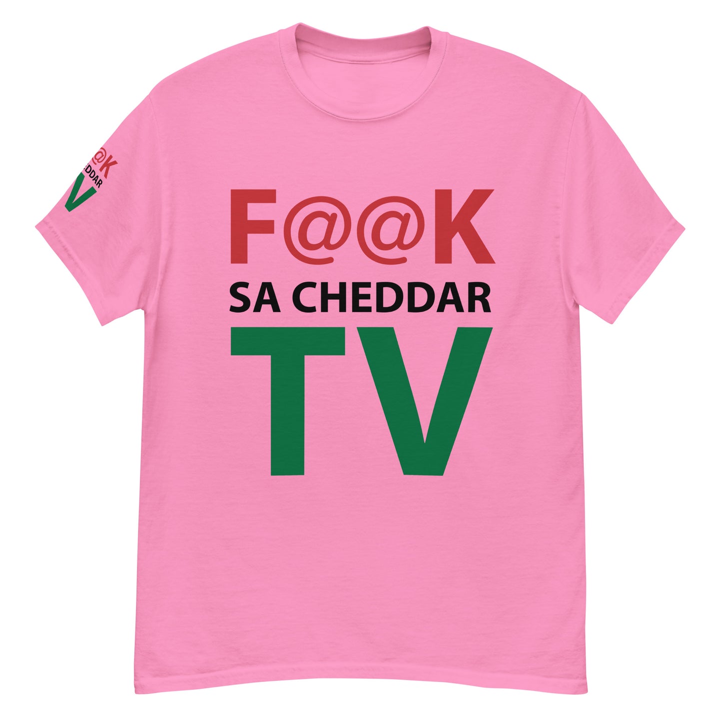 F@@K SA.CHEDDAR TV Men's classic tee