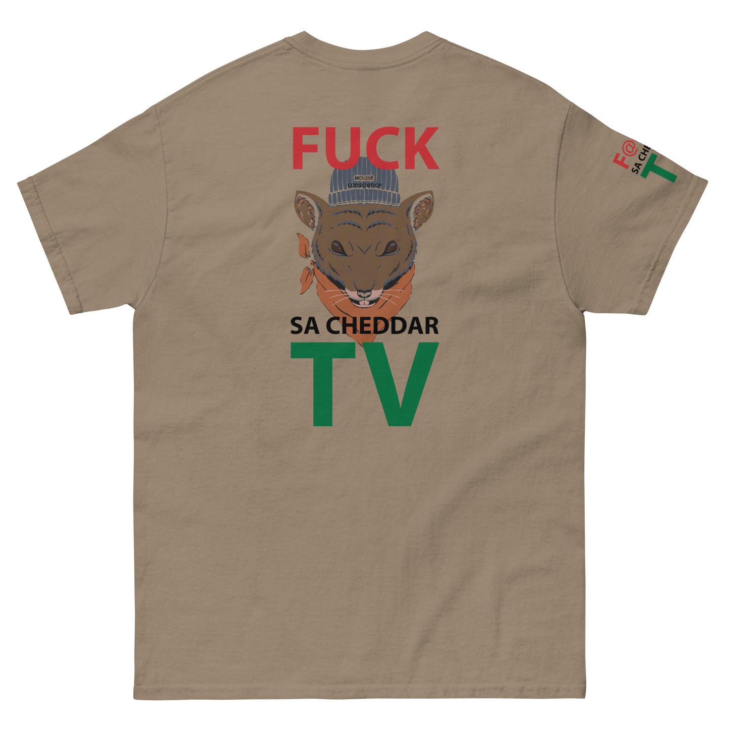 F@@K SA-CHEDDAR TV Men's classic tee