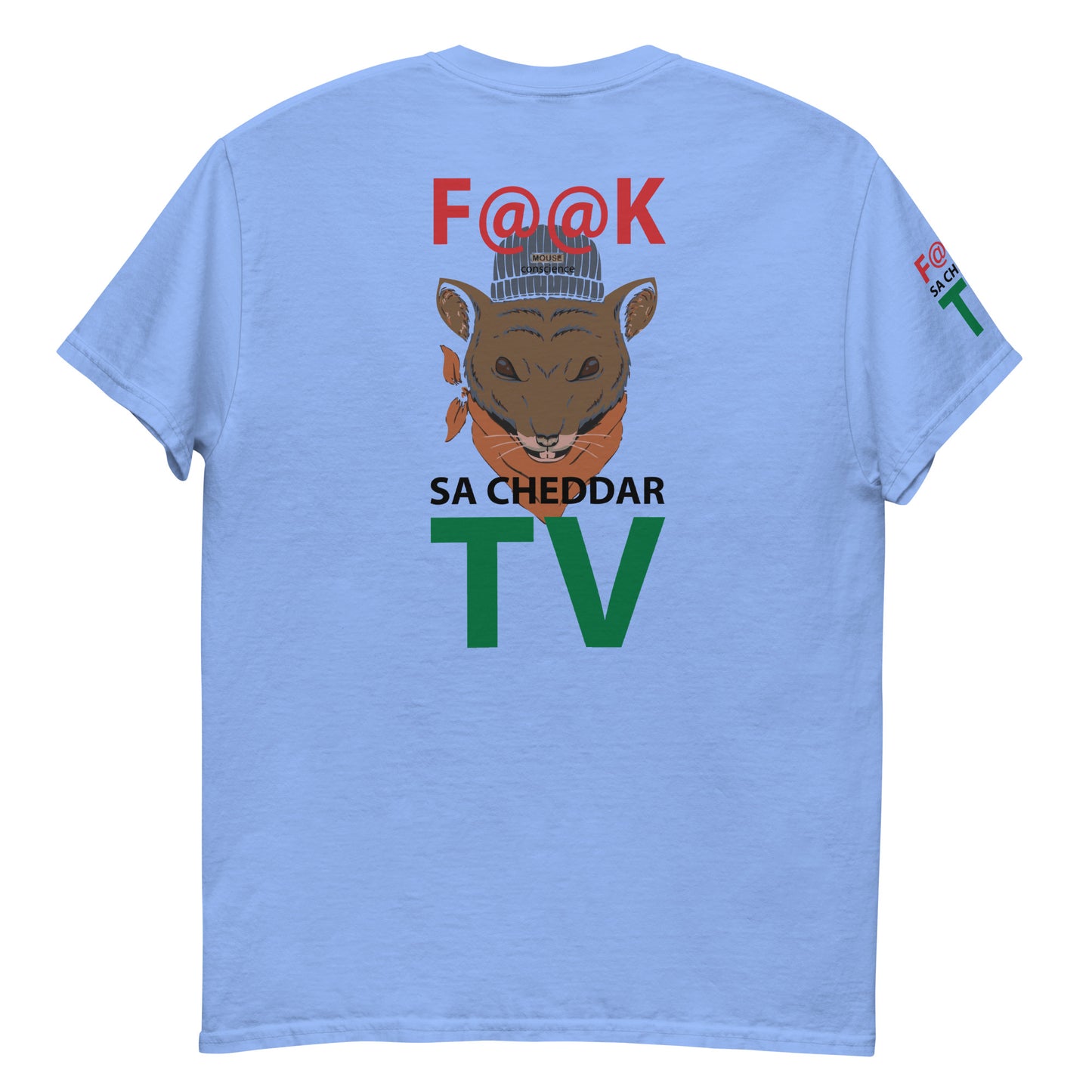 F@@K SA.CHEDDAR TV Men's classic tee