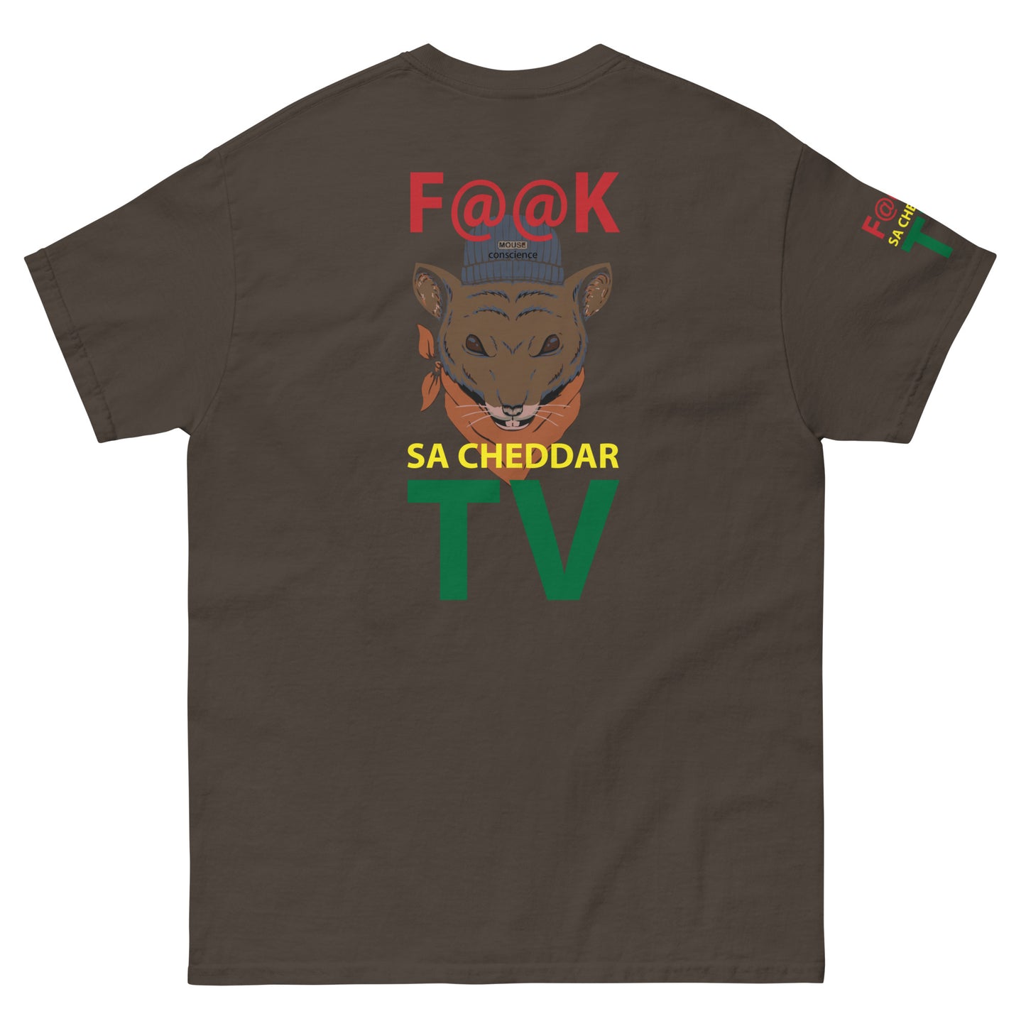 F@@K SA-CHEDDAR TV Men's classic tee