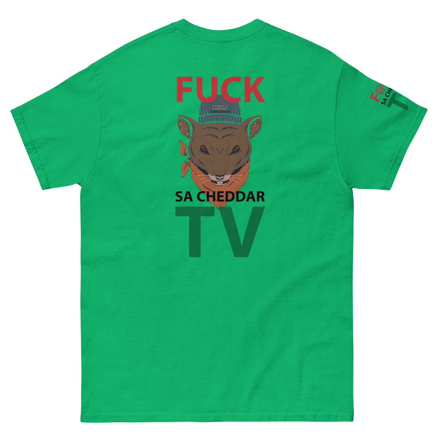 F@@K SA-CHEDDAR TV Men's classic tee