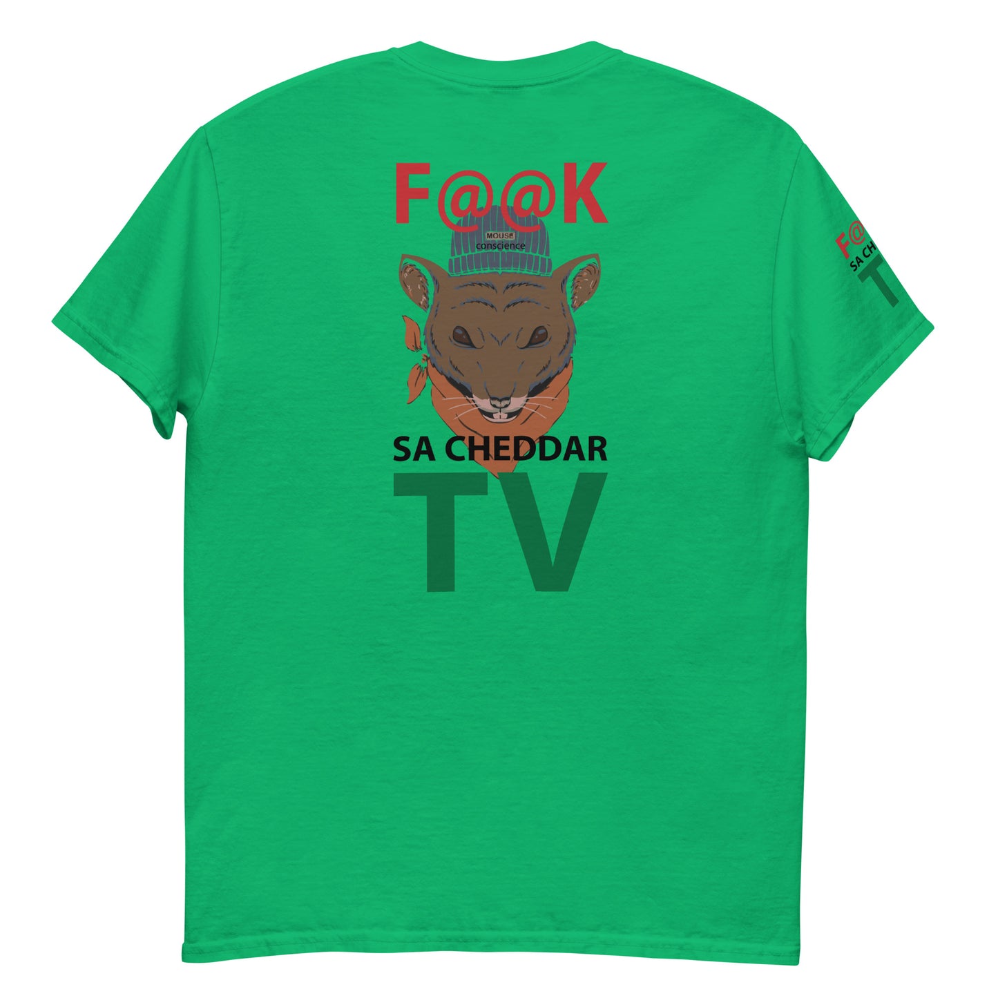 F@@K SA.CHEDDAR TV Men's classic tee