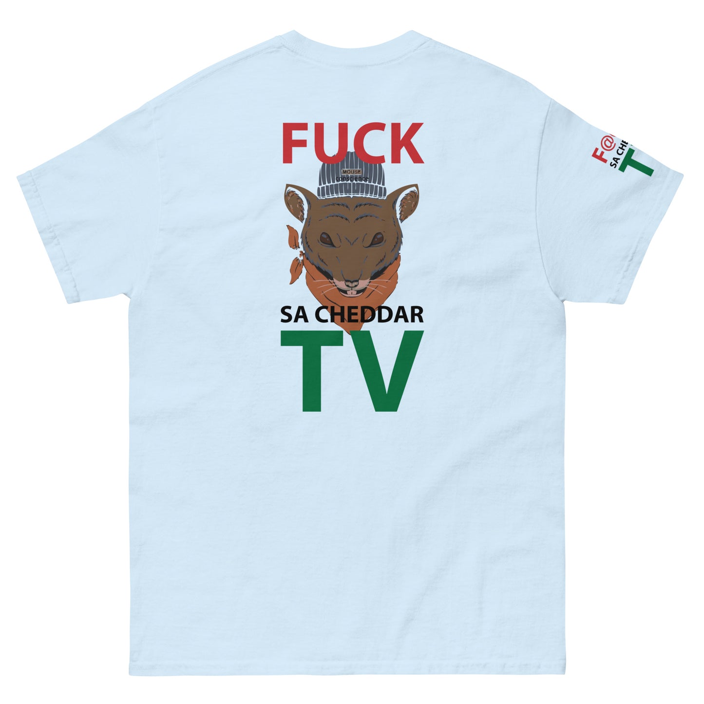 F@@K SA-CHEDDAR TV Men's classic tee
