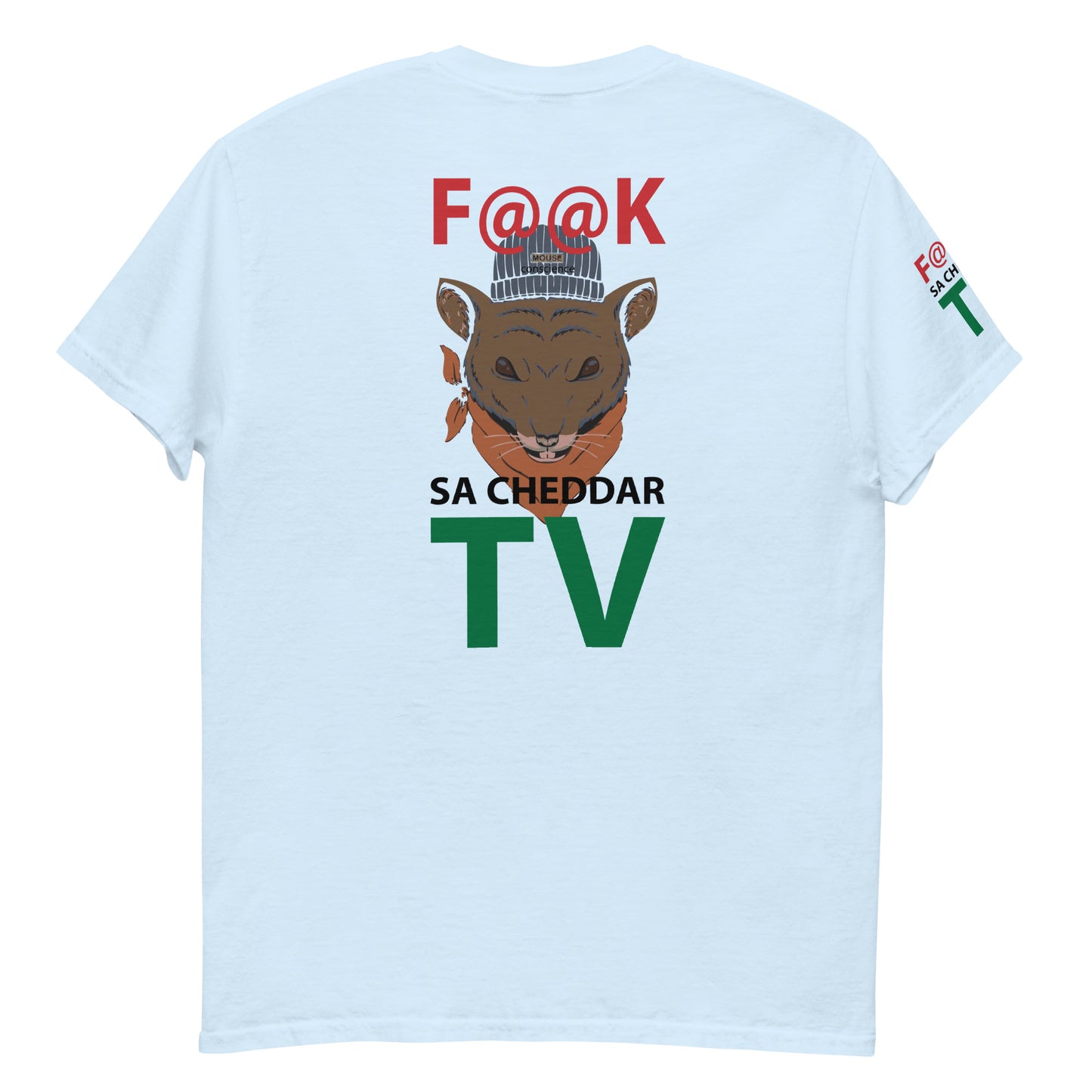 F@@K SA.CHEDDAR TV Men's classic tee