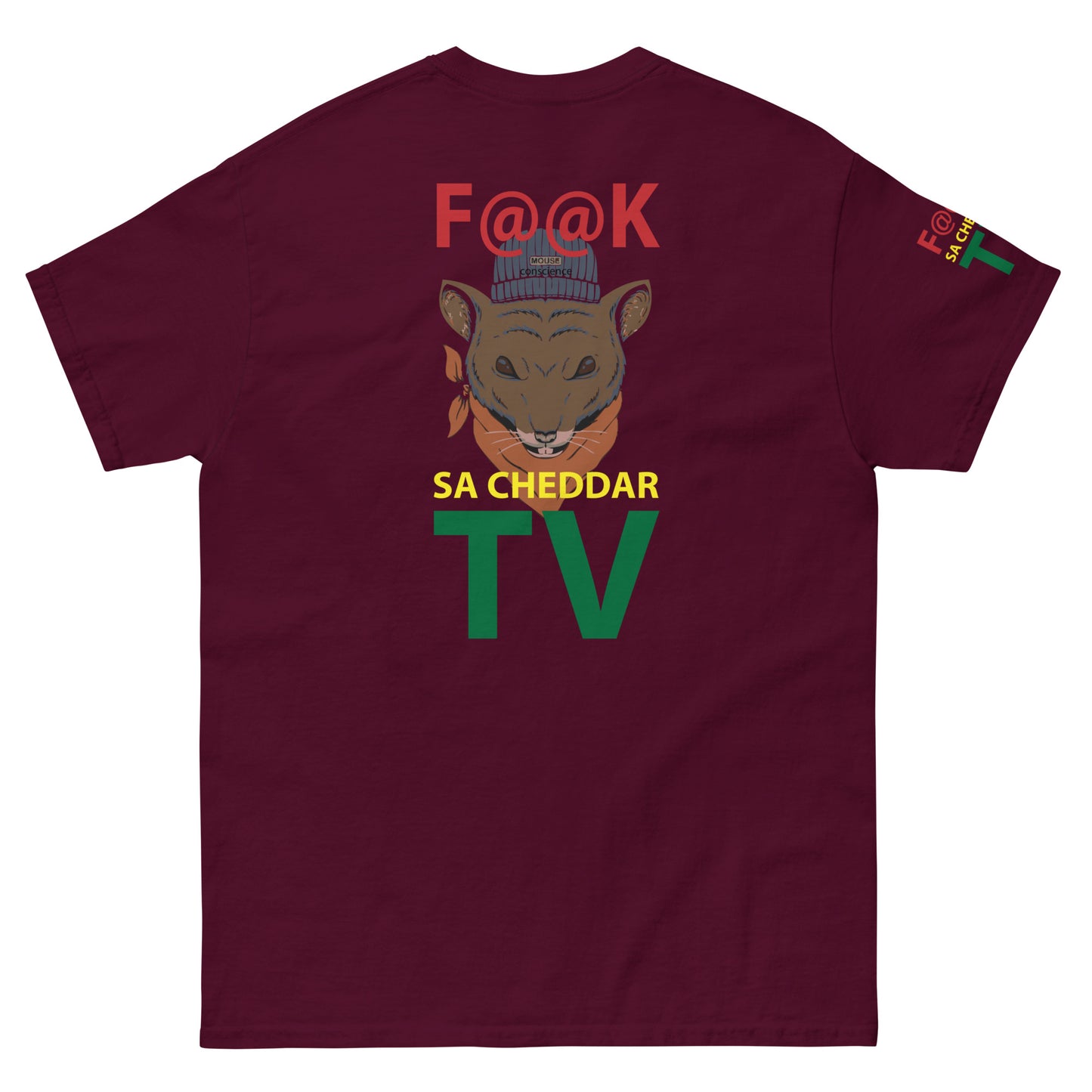 F@@K SA-CHEDDAR TV Men's classic tee
