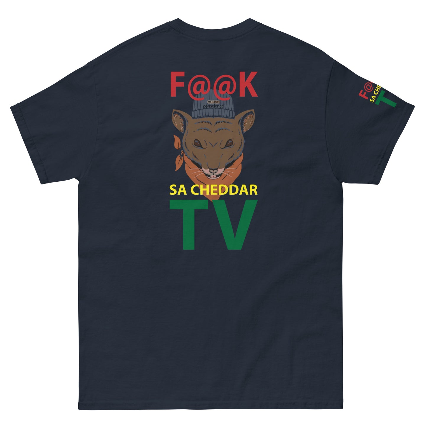 F@@K SA-CHEDDAR TV Men's classic tee