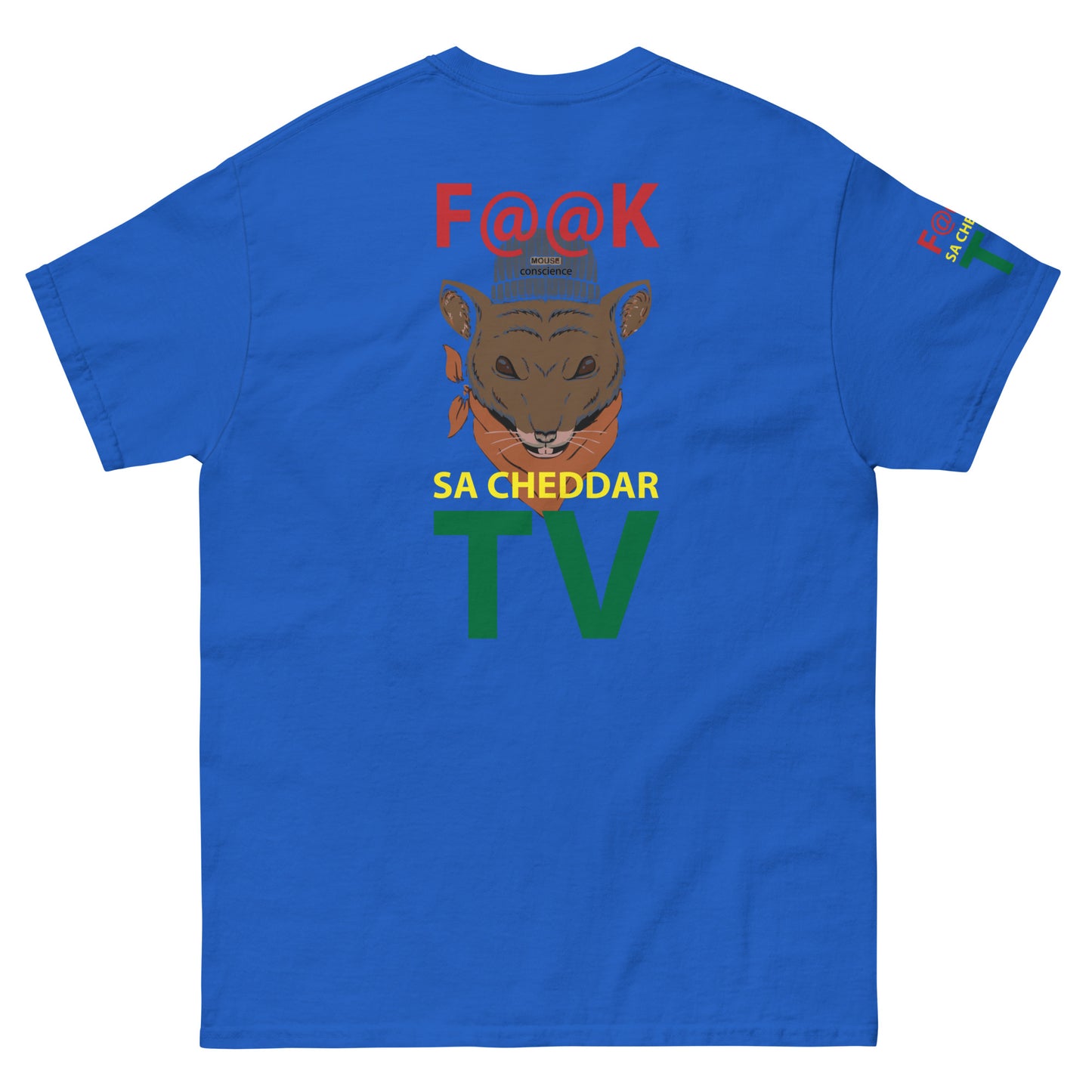 F@@K SA-CHEDDAR TV Men's classic tee