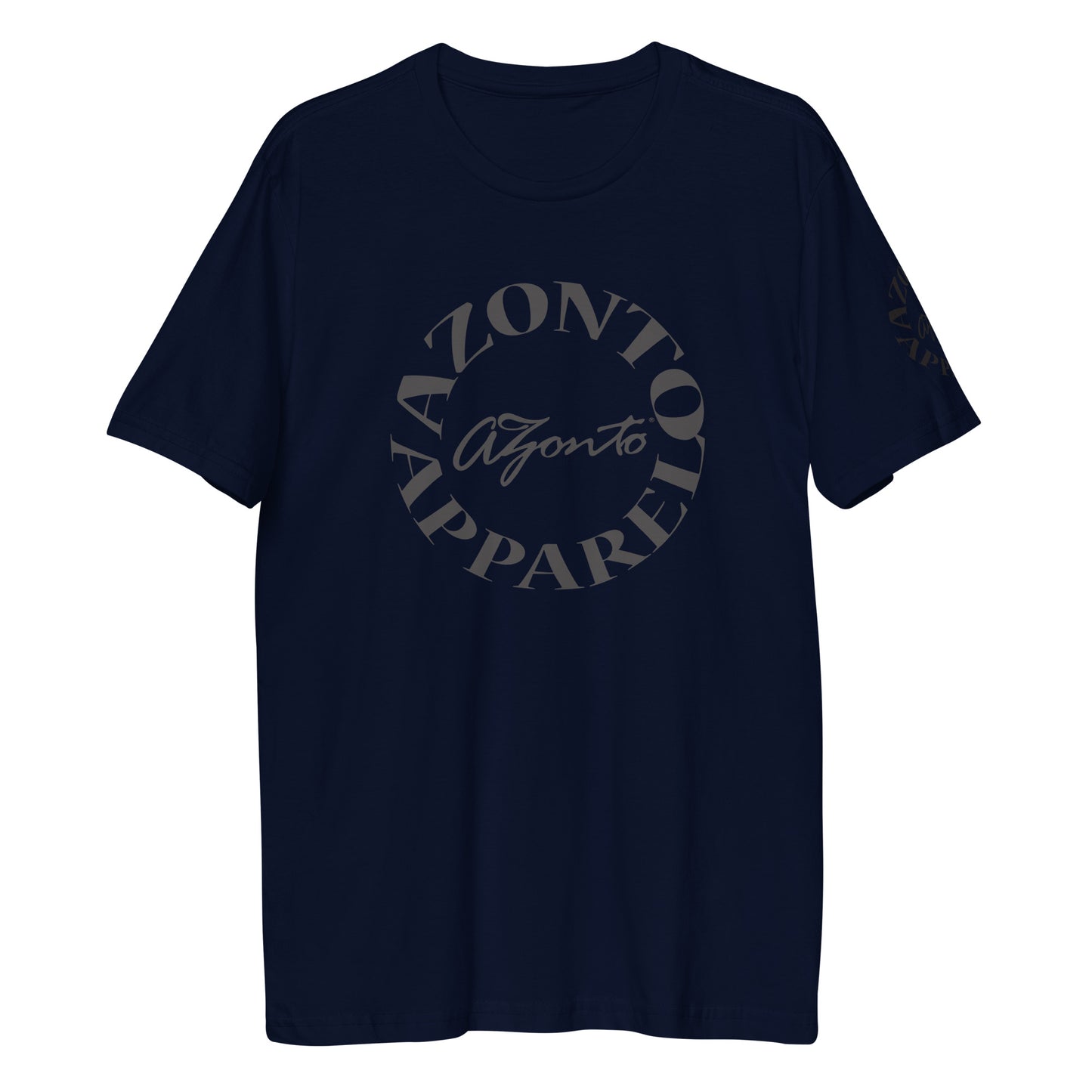 AZONTO Men's fitted straight cut t-shirt