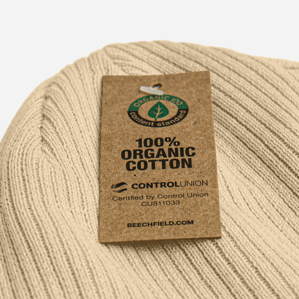 AZONTO Organic ribbed beanie