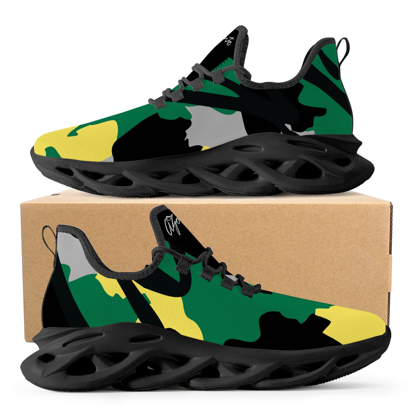 AZONTO Flex Control Sneaker - Black