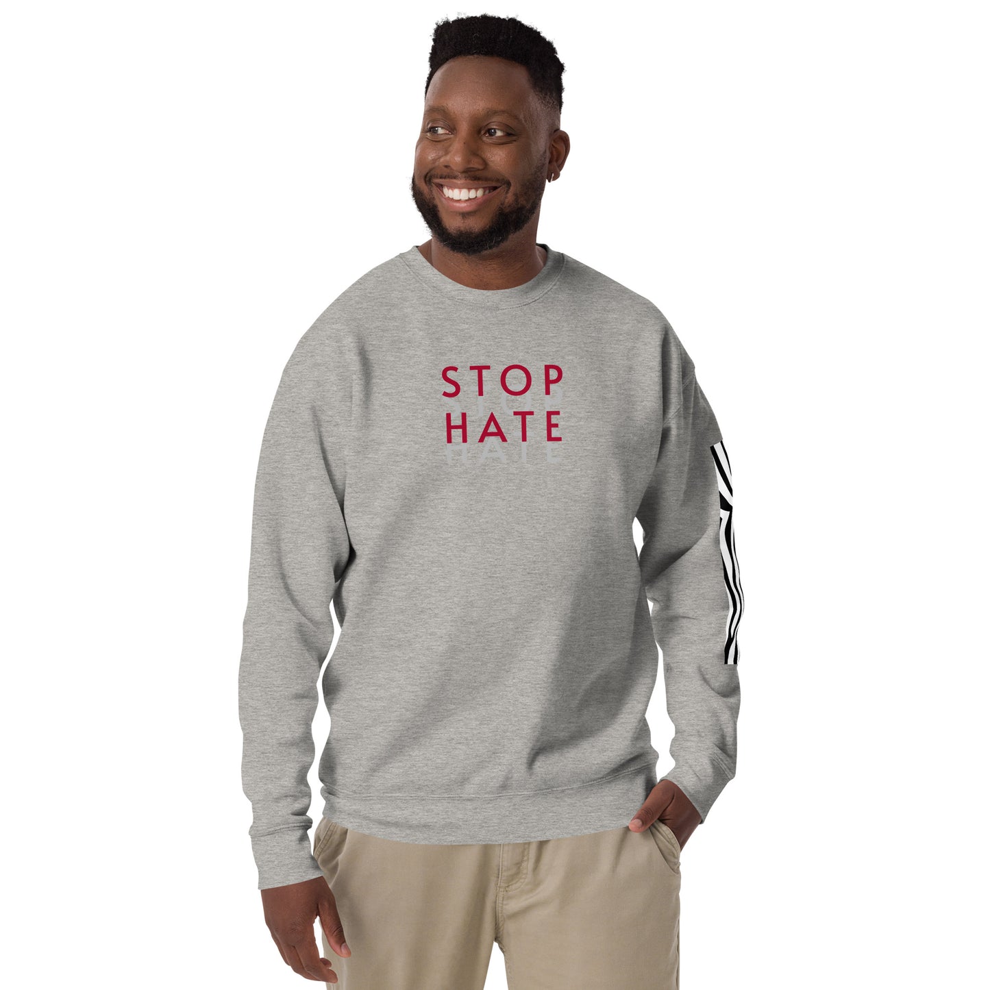 STOP HATE Unisex Premium Sweatshirt