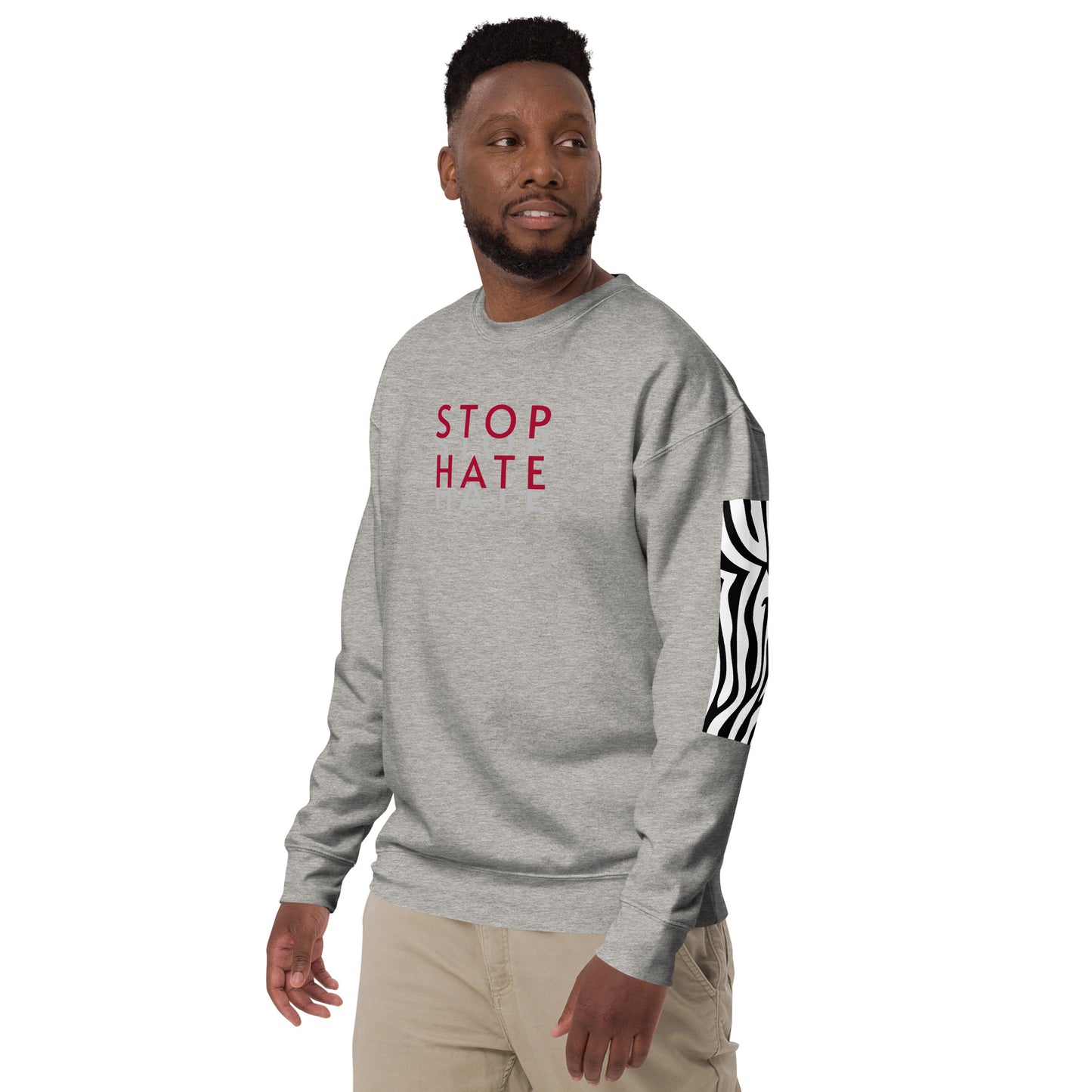 STOP HATE Unisex Premium Sweatshirt