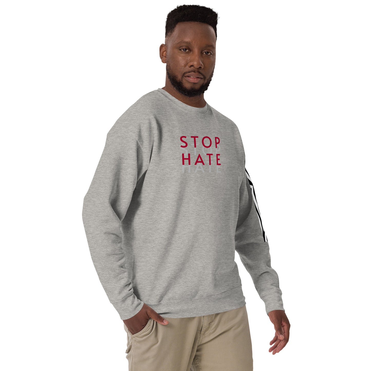 STOP HATE Unisex Premium Sweatshirt