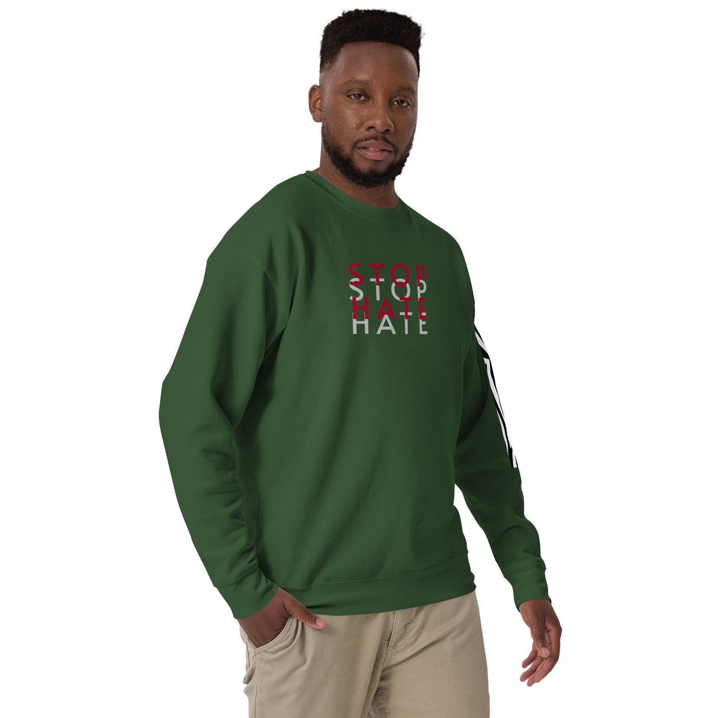 STOP HATE Unisex Premium Sweatshirt