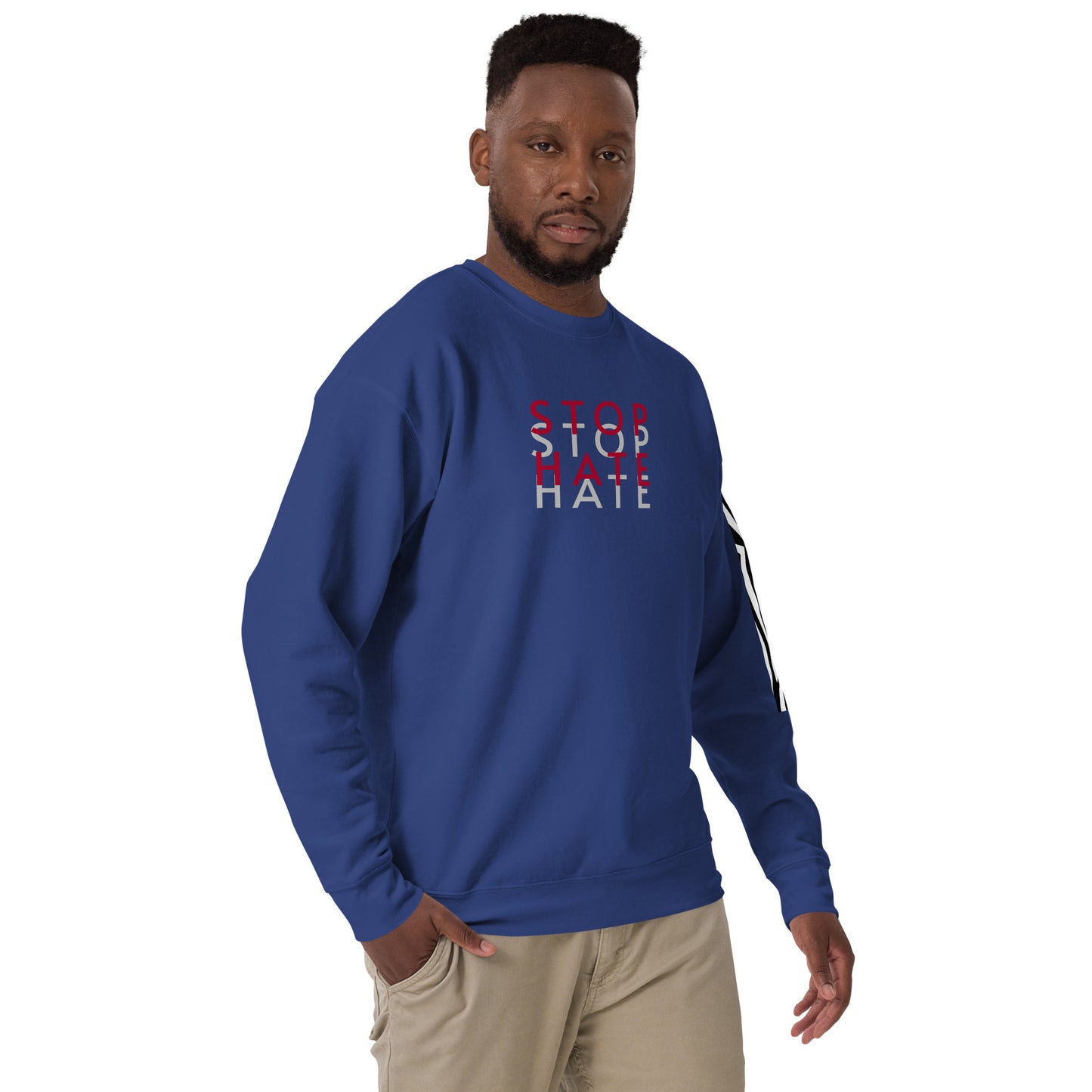 STOP HATE Unisex Premium Sweatshirt